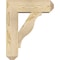 Ekena Millwork Funston Craftsman Rough Sawn Bracket w/ Offset Brace, Douglas Fir, 6"W x 16"D x 20"H BKT0604X16X20FST04RDF - alternate 3